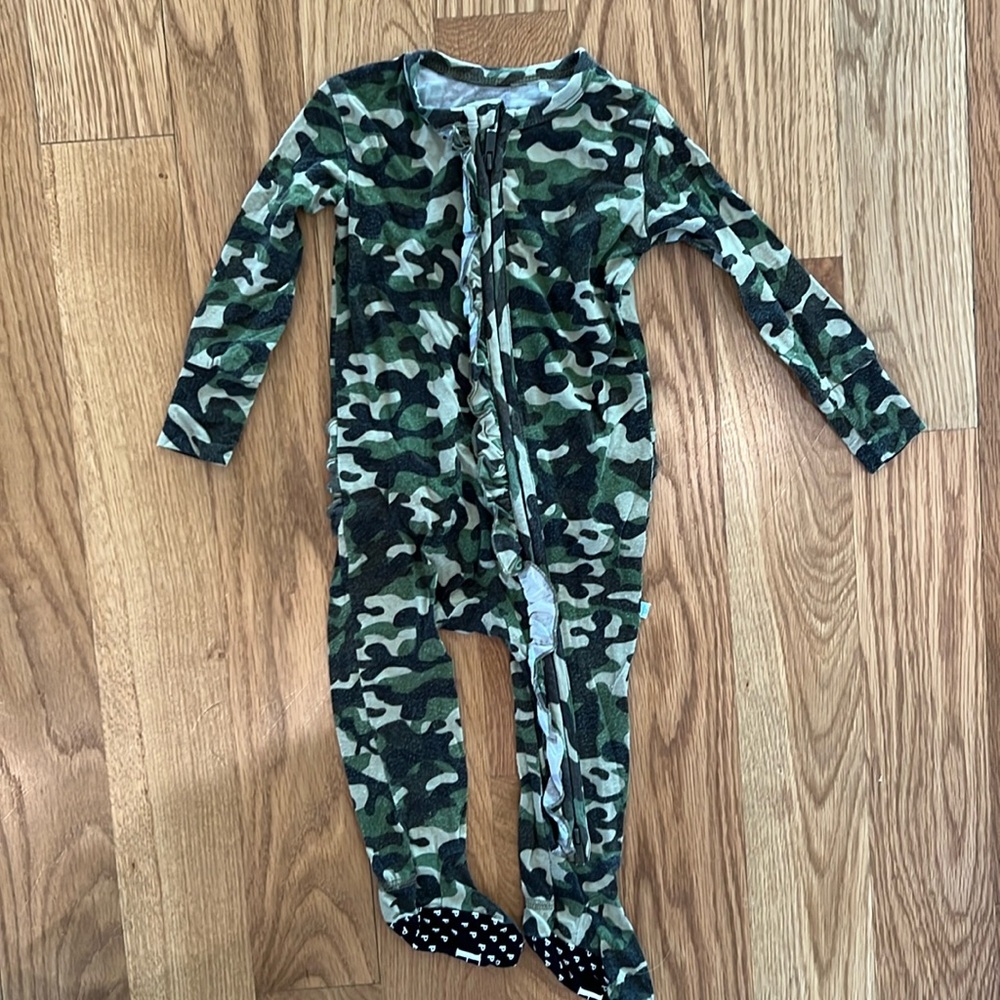 Posh Peanut Camo Girls Pajamas
